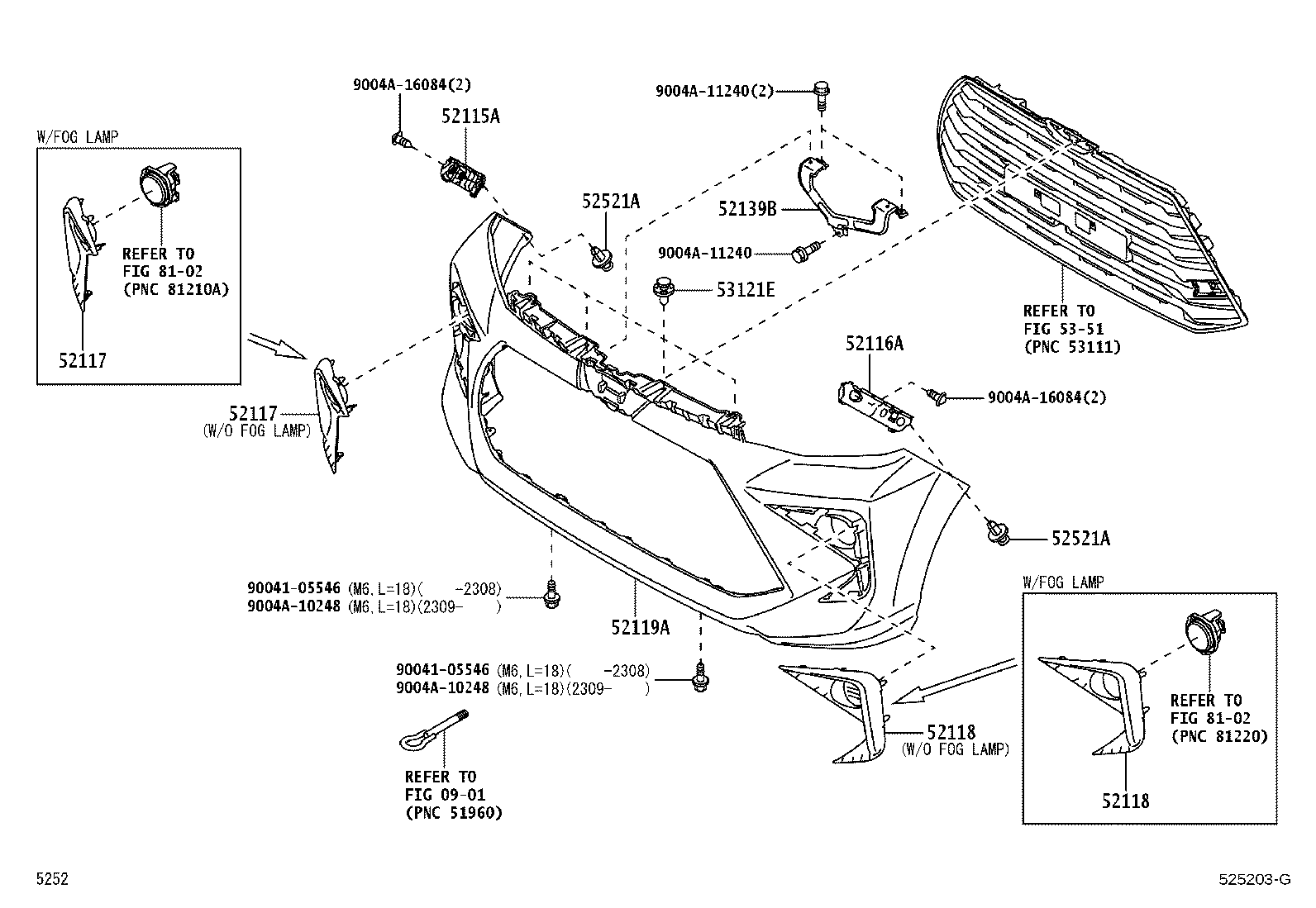 52116-BZ240 SUPPORT, FRONT BUMPER SIDE, LH product image