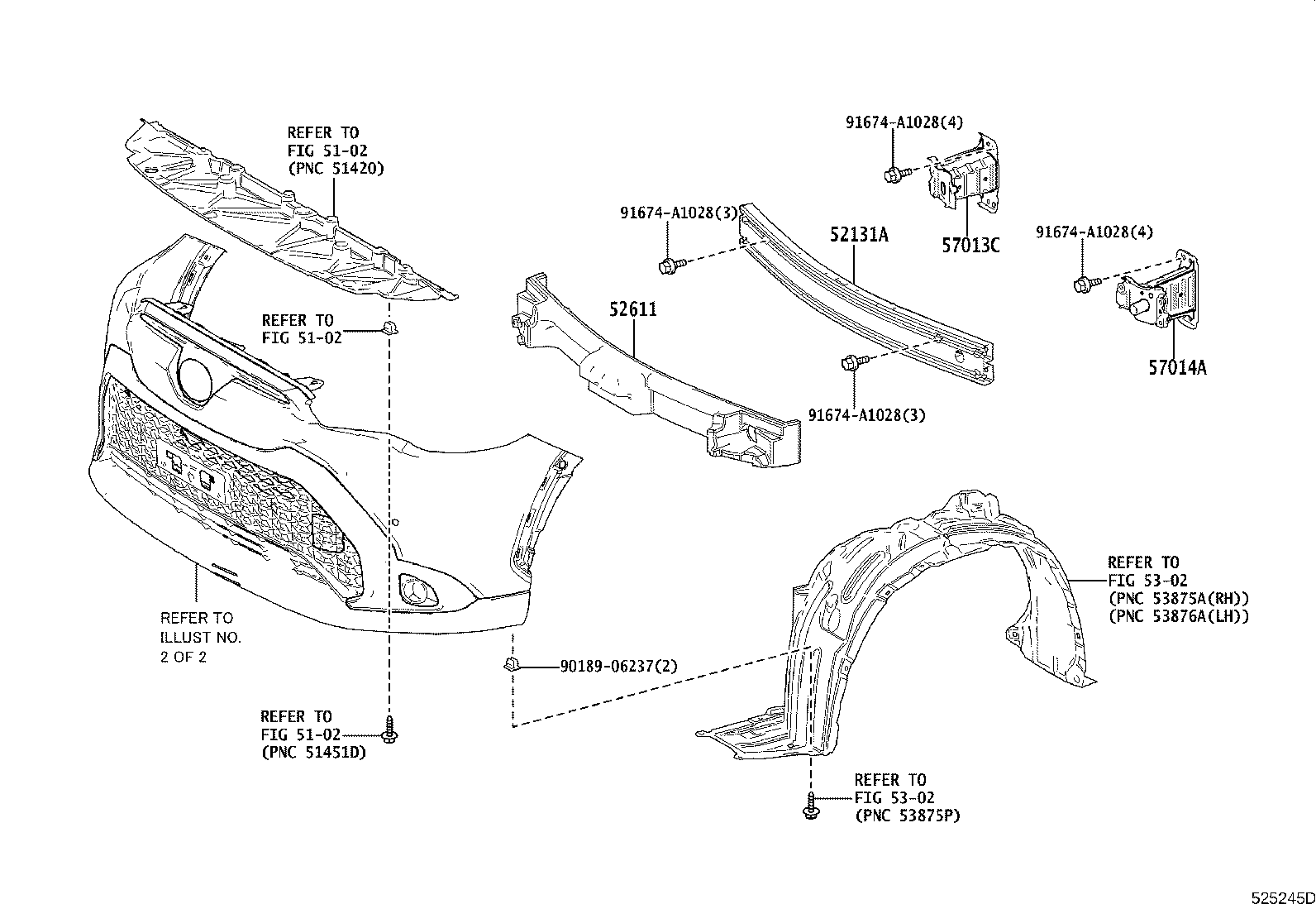 81481-16030 COVER, FOG LAMP, RH product image