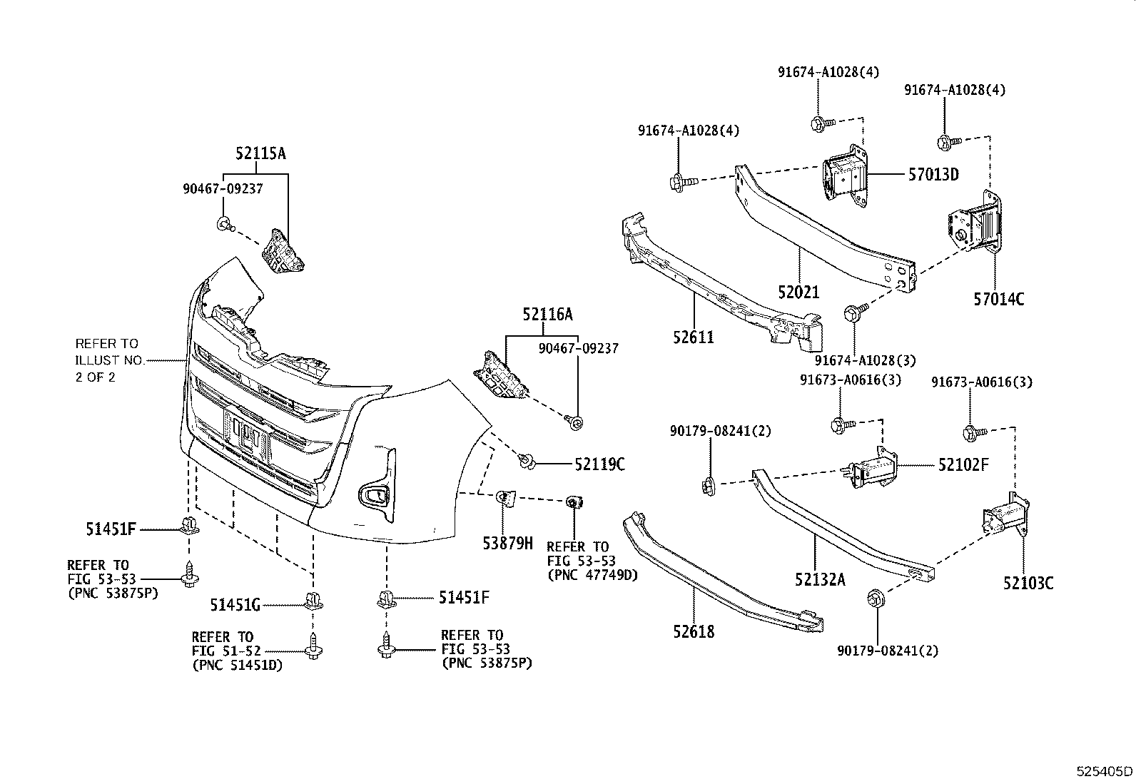 52112-V1902 EXTENSION, FRONT BUMPER, RH product image