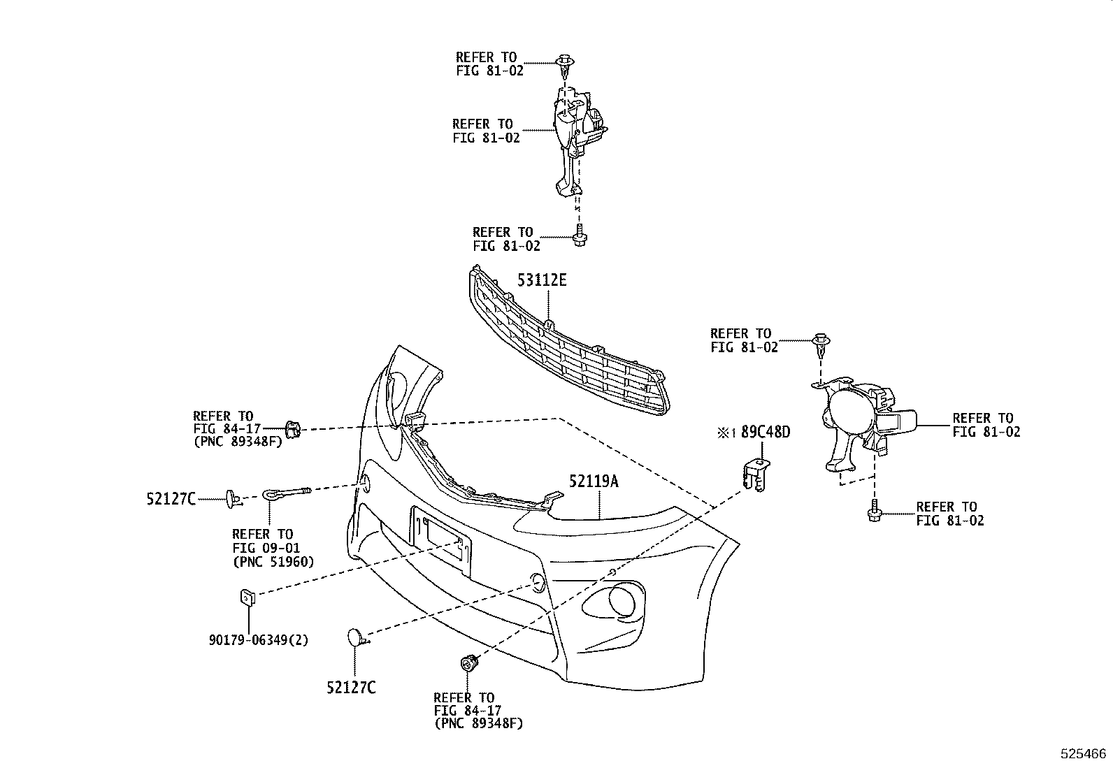 52115-58020 SUPPORT, FRONT BUMPER SIDE, RH product image