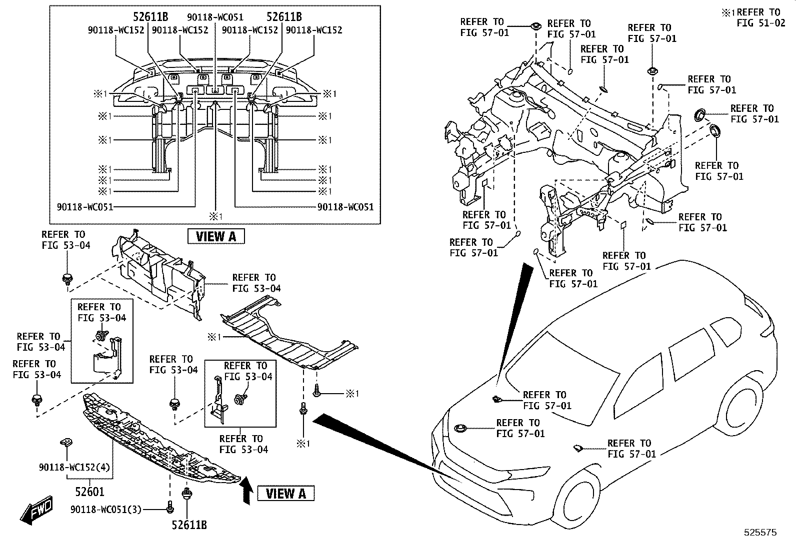 52618-WC001 ABSORBER SUB-ASSY, FRONT BUMPER ENERGY product image