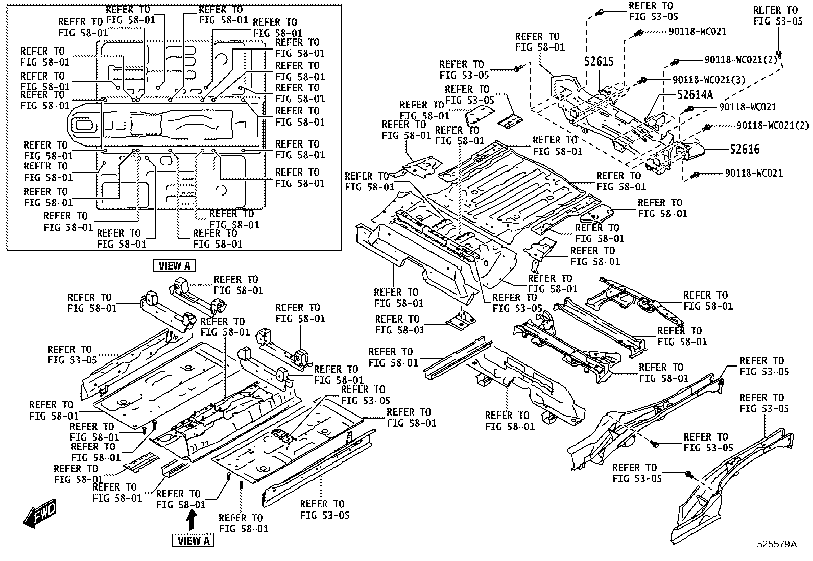 52109-WC001 SEAL, REAR BUMPER SIDE, LH product image