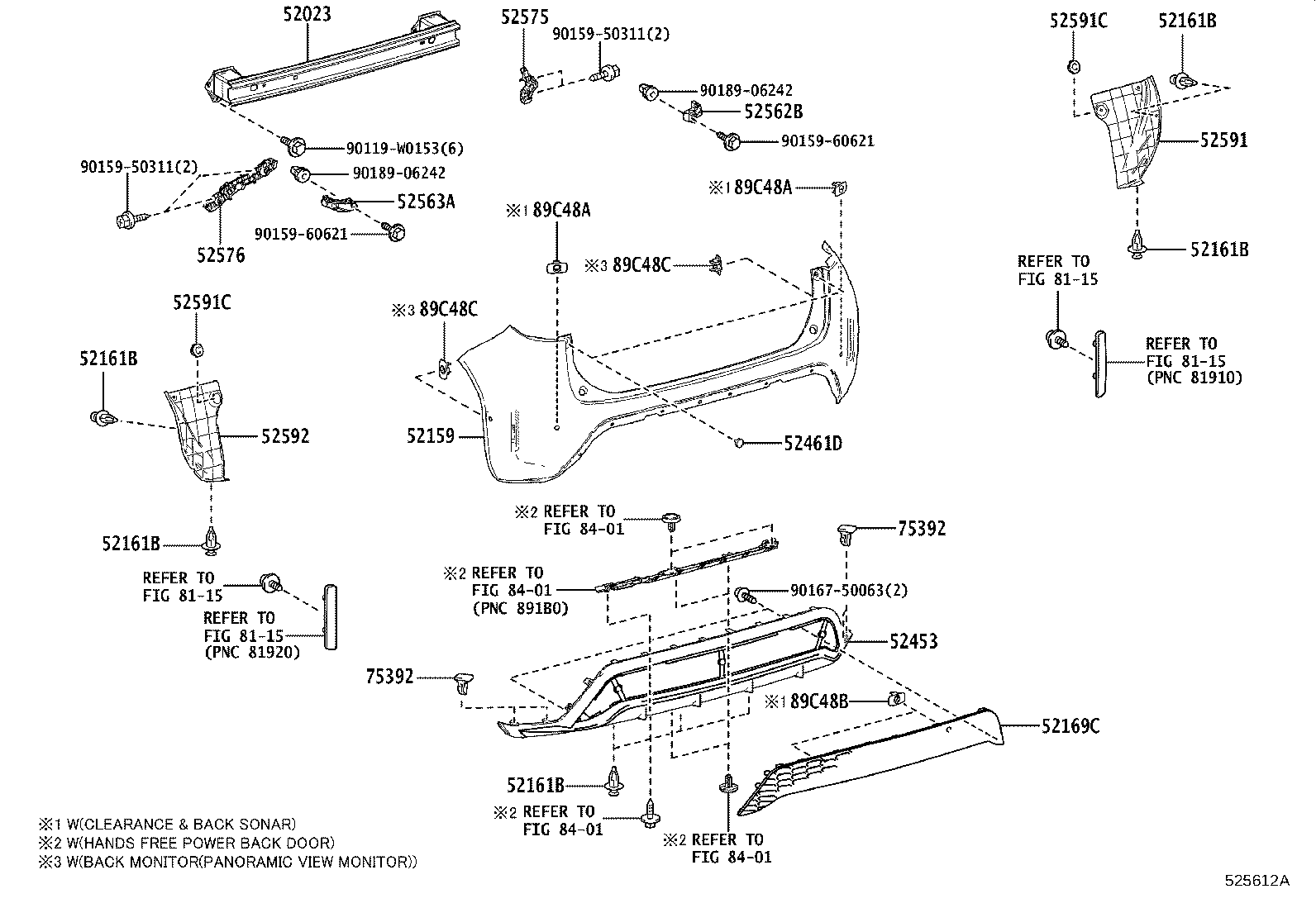 52906-0D010 SEAL, REAR BUMPER SIDE, LH product image