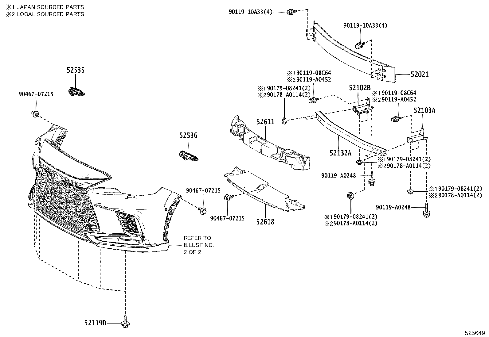 52822-0E010 DUCT, AIR INTAKE, LH product image