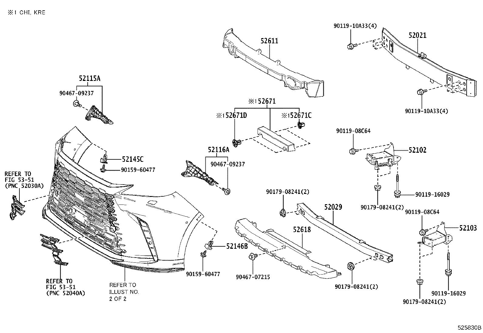 52116-V2040 SUPPORT, FRONT BUMPER SIDE, LH product image