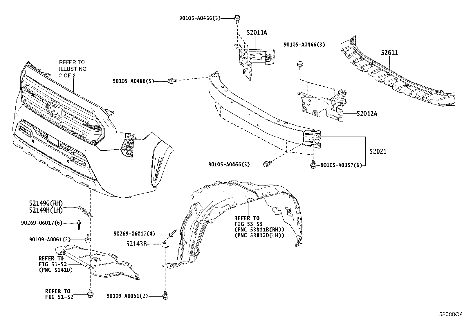 52611-AK010 ABSORBER, FRONT BUMPER ENERGY product image