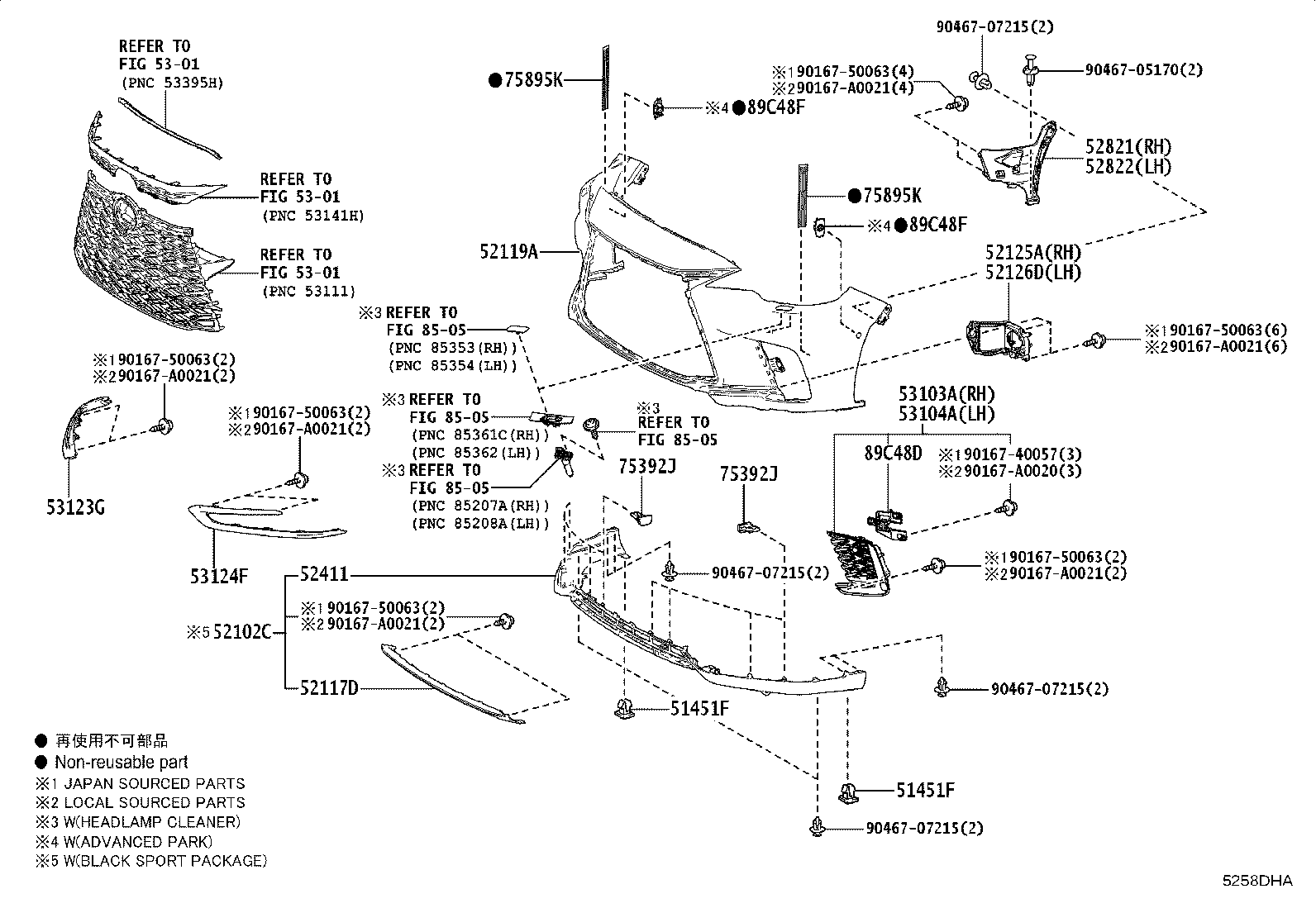 52822-0E010 DUCT, AIR INTAKE, LH product image