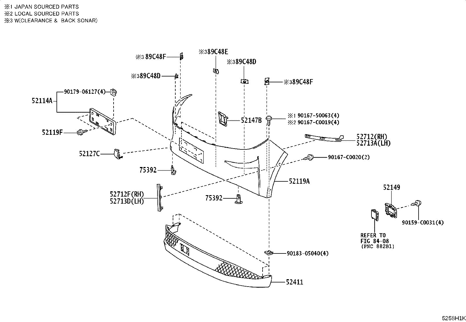 52611-YL030 ABSORBER, FRONT BUMPER ENERGY product image