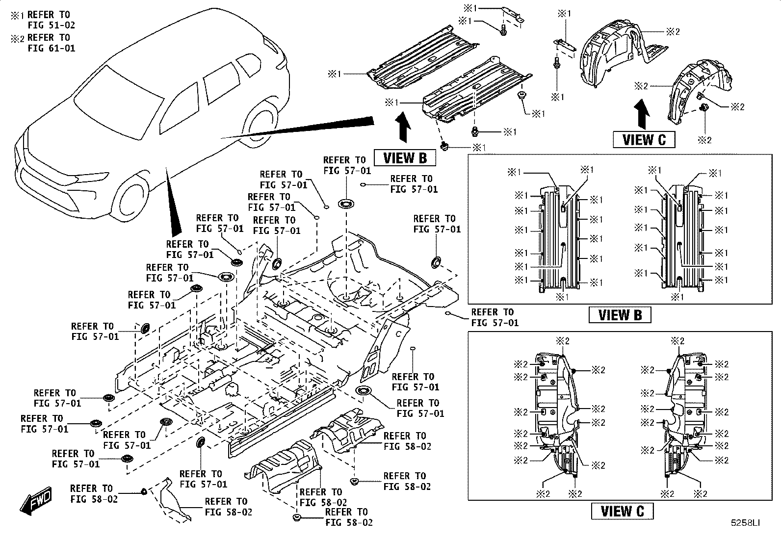 81481-WC020 COVER, FOG LAMP, RH product image