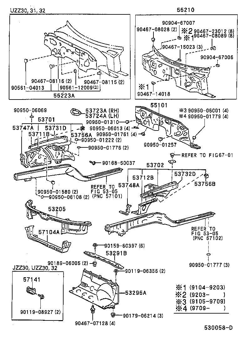 53293-24010 DEFLECTOR, RADIATOR UPPER AIR product image