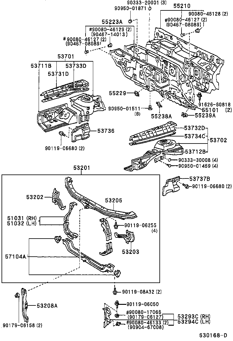 53294-AA010 DEFLECTOR, RADIATOR SIDE, LH product image