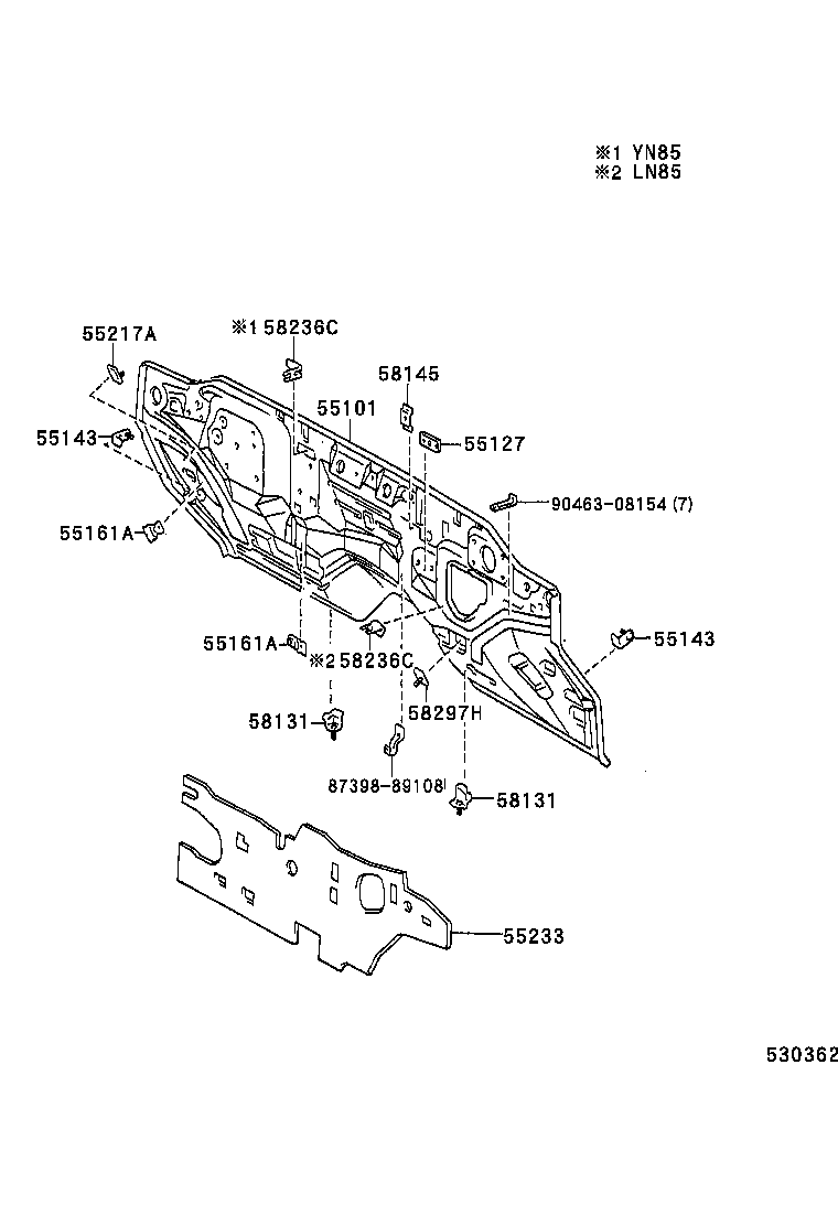 53211-04020 SUPPORT, RADIATOR, RH product image