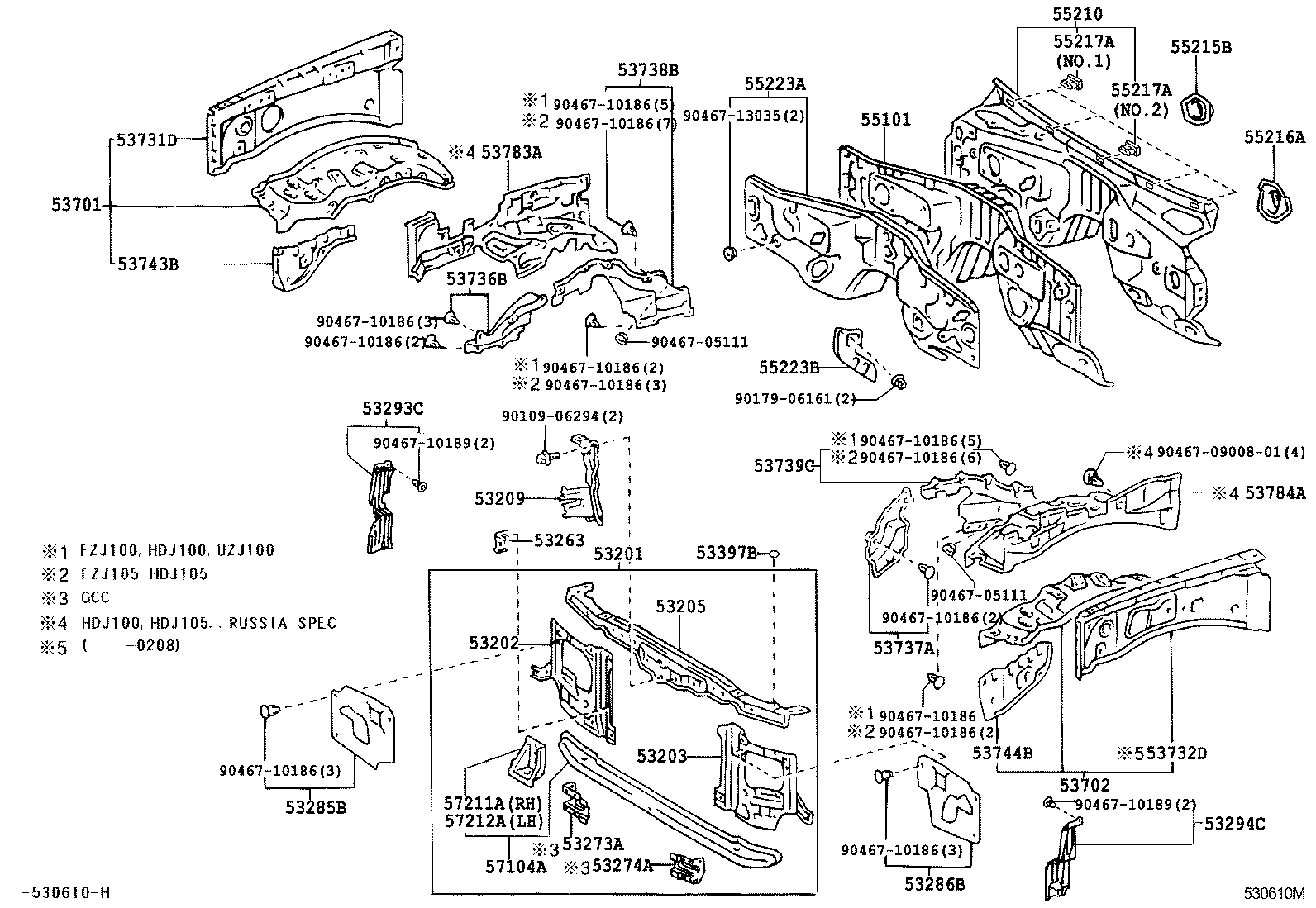 55101-6D080 PANEL SUB-ASSY, DASH product image