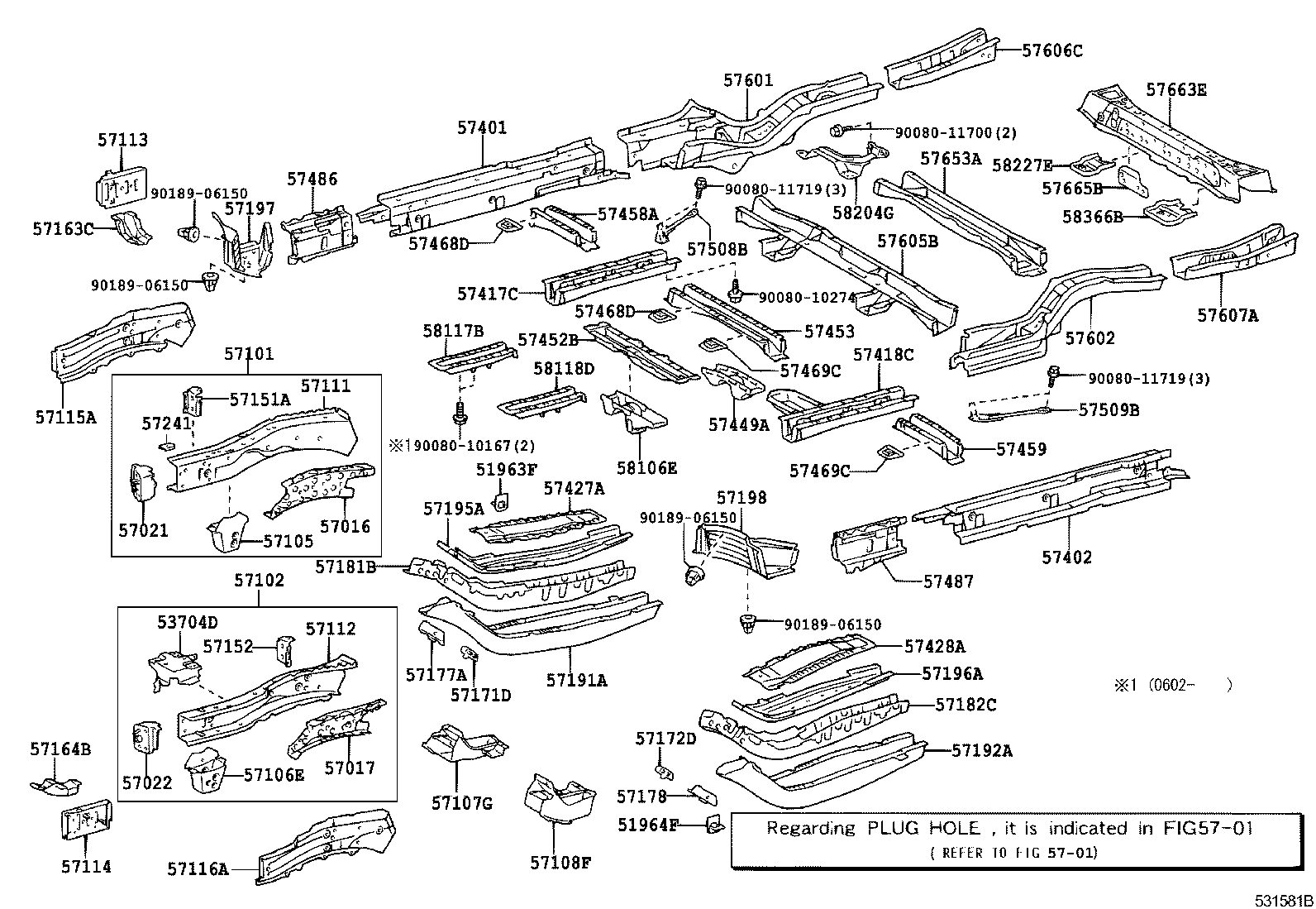 51961-0E080 HOOK, TRANSPORT product image
