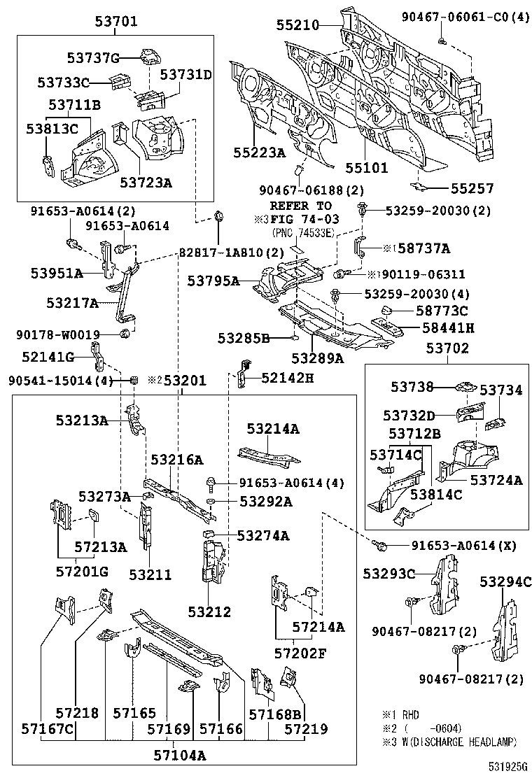 53141-05040 COVER, RADIATOR SUPPORT OPENING product image