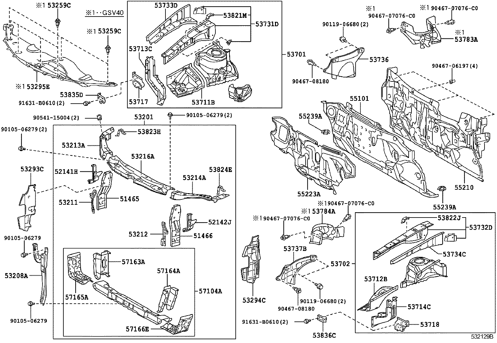 52141-33090 ARM, FRONT BUMPER, UPPER RH product image