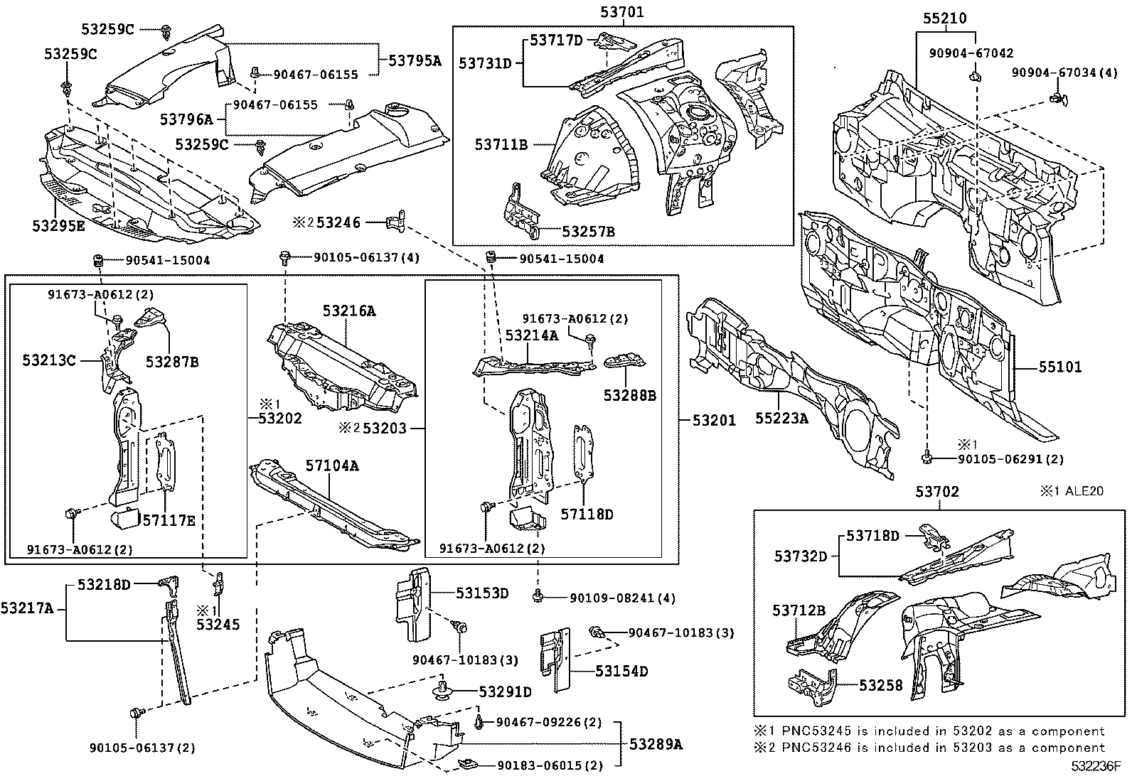 55101-53151 PANEL SUB-ASSY, DASH product image