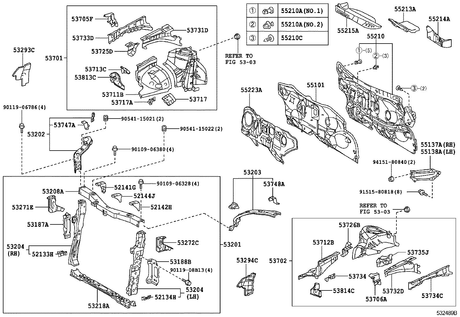 53294-12090 DEFLECTOR, RADIATOR SIDE, LH product image