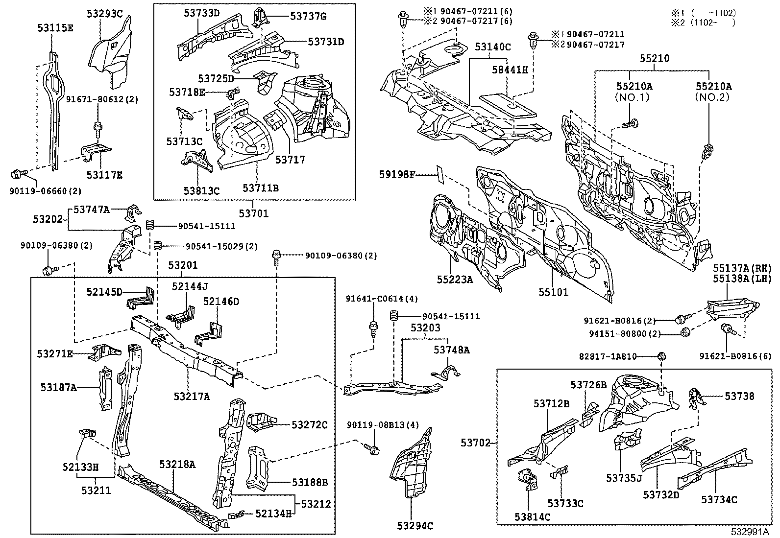 52085-72010 STAY, FRONT BUMPER, CENTER product image