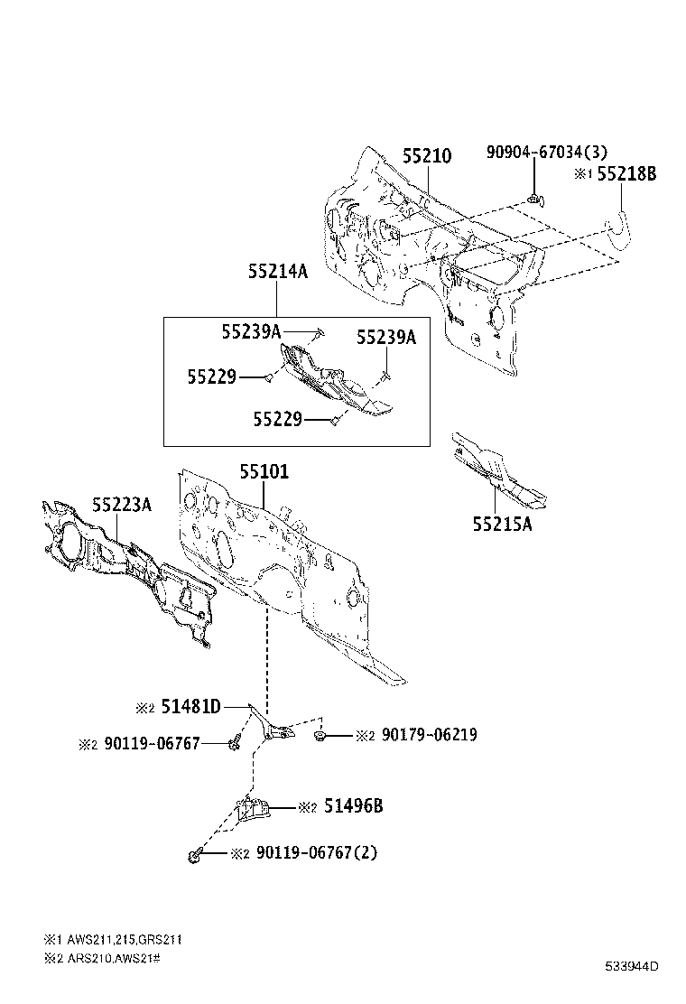 53289-30220 COVER, RADIATOR SUPPORT OPENING product image