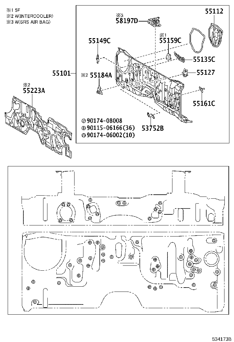 55015-0L030 PANEL SUB-ASSY, DASH product image