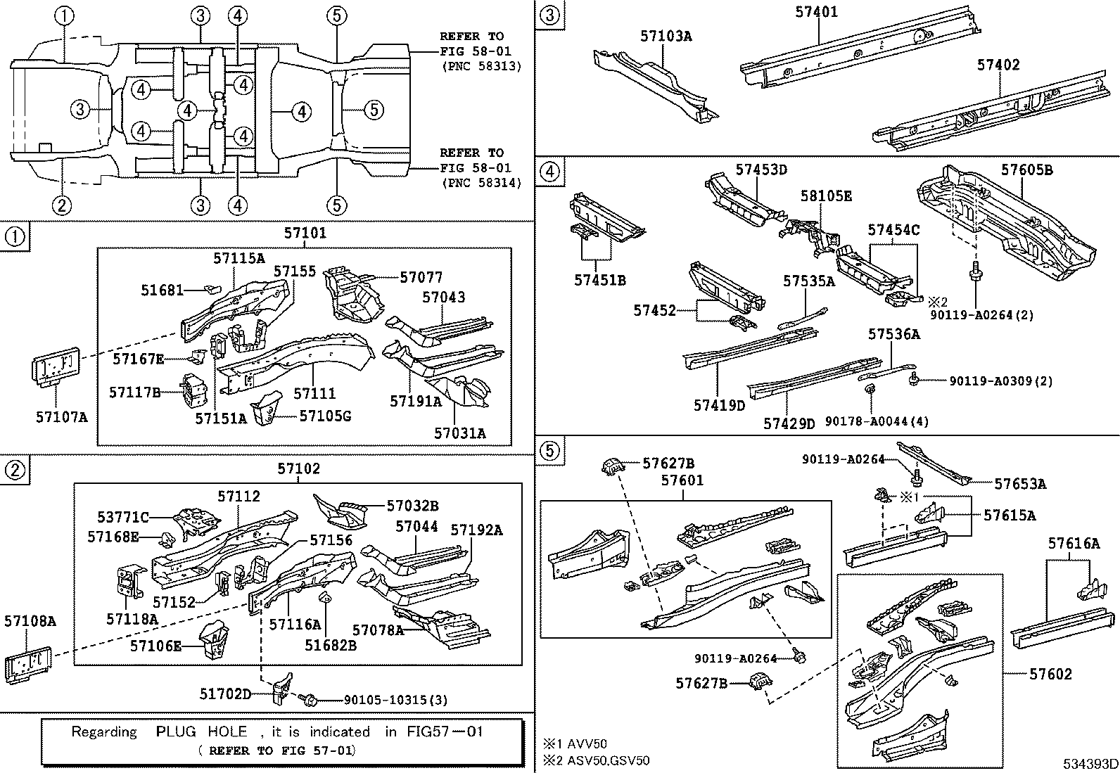 51967-0E040 HOOK, TRANSPORT, REAR RH product image