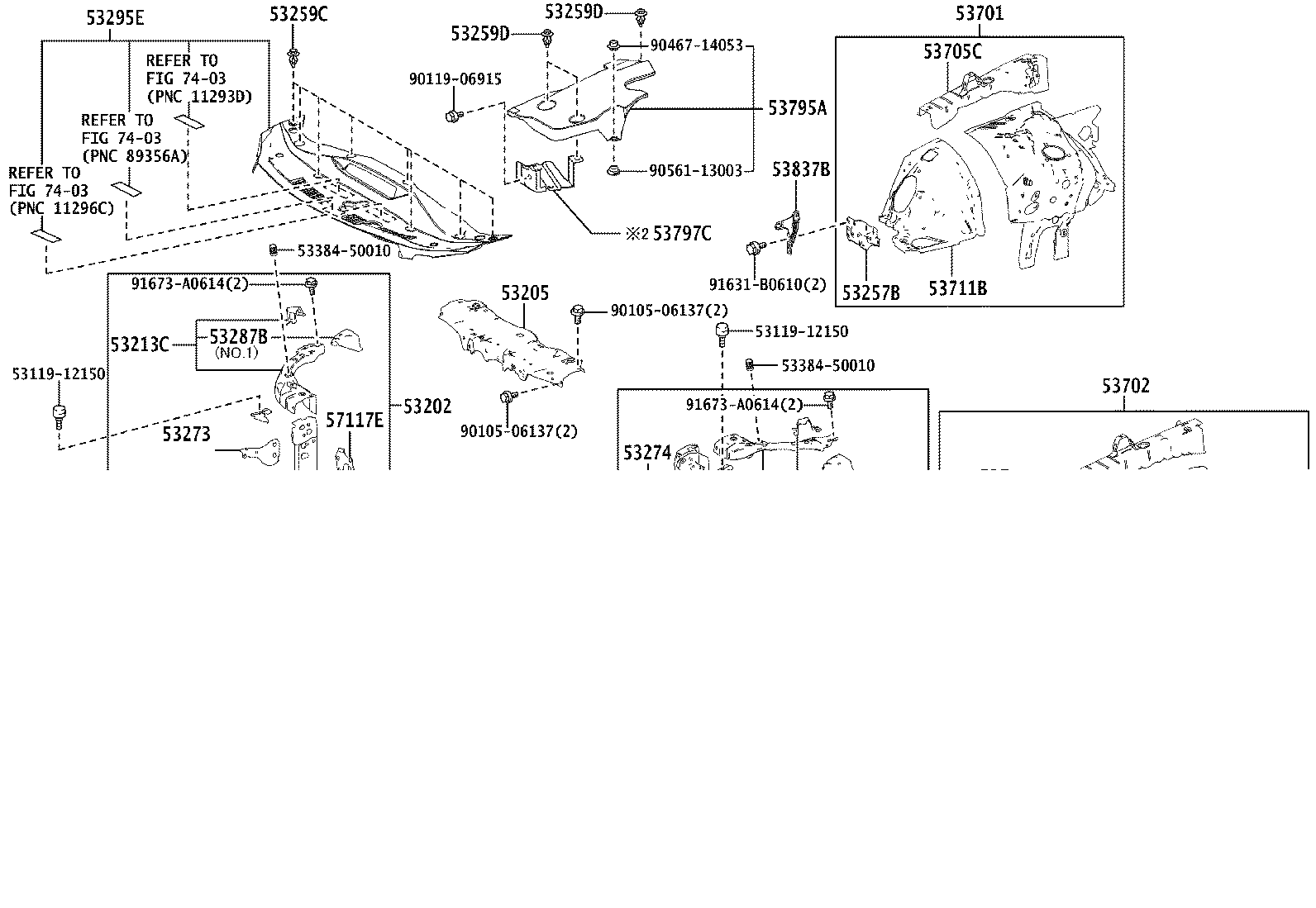 53289-30220 COVER, RADIATOR SUPPORT OPENING product image