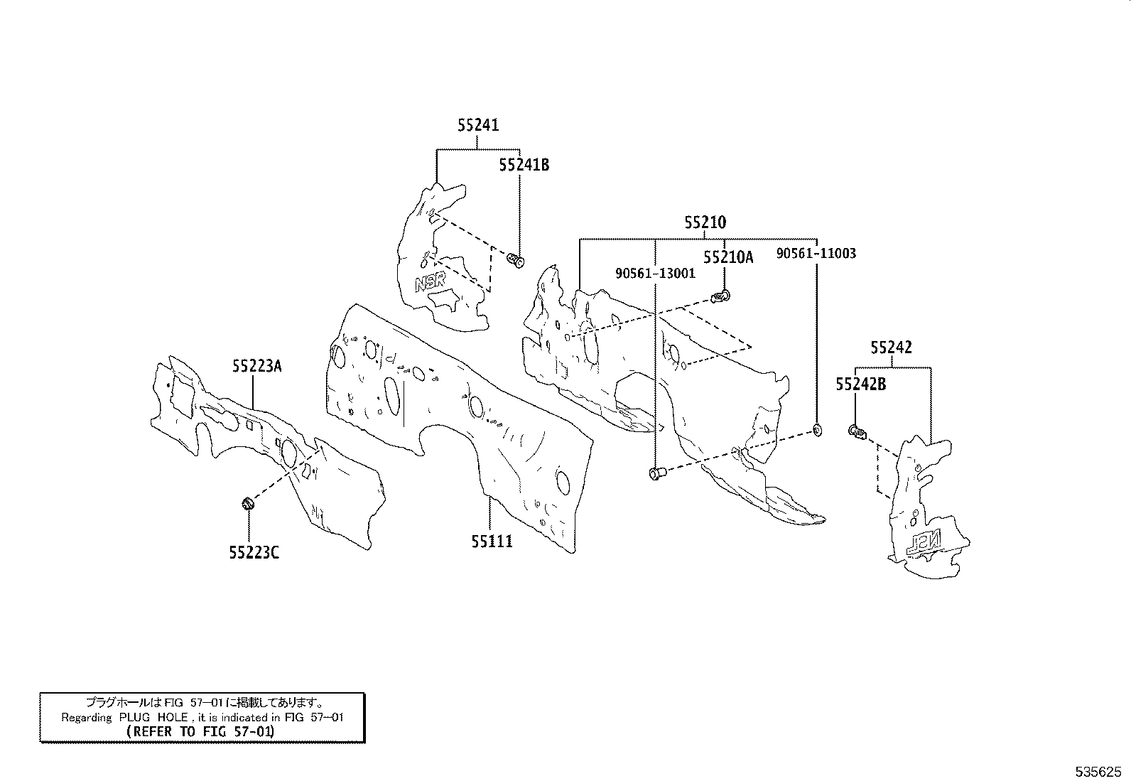 53202-30907 SUPPORT SUB-ASSY, RADIATOR, RH product image