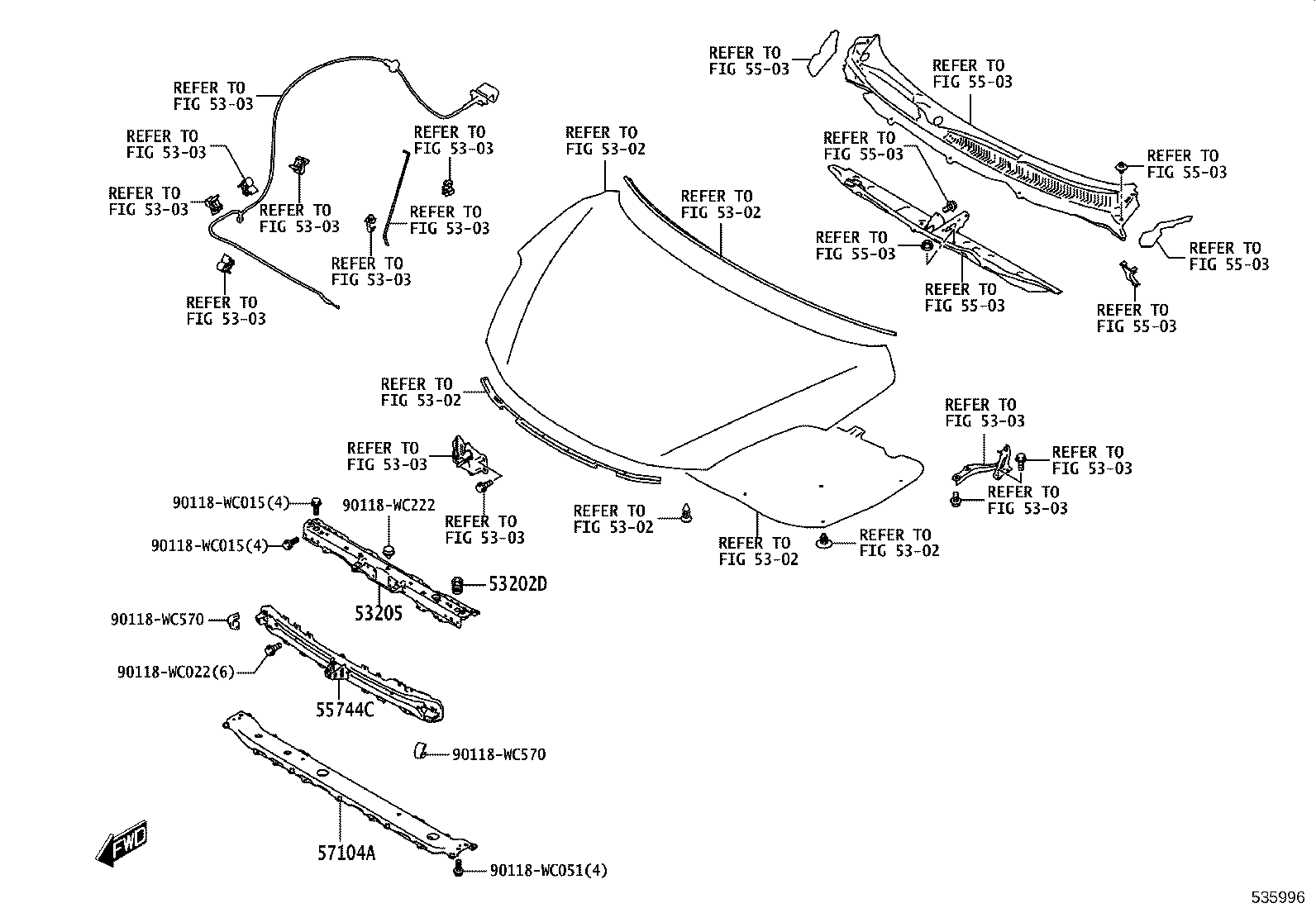 16681-WC001 GUIDE, RADIATOR AIR, NO.2 product image