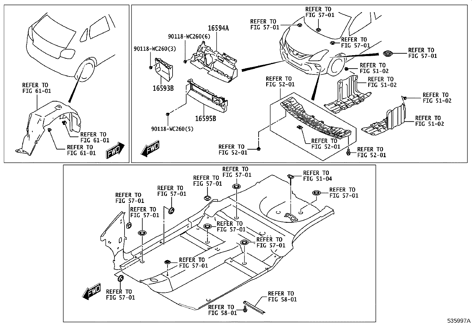16681-WC001 GUIDE, RADIATOR AIR, NO.2 product image
