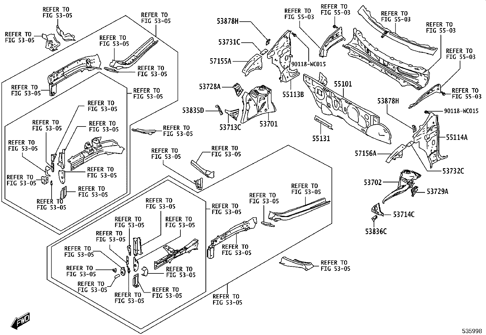 16681-WC001 GUIDE, RADIATOR AIR, NO.2 product image