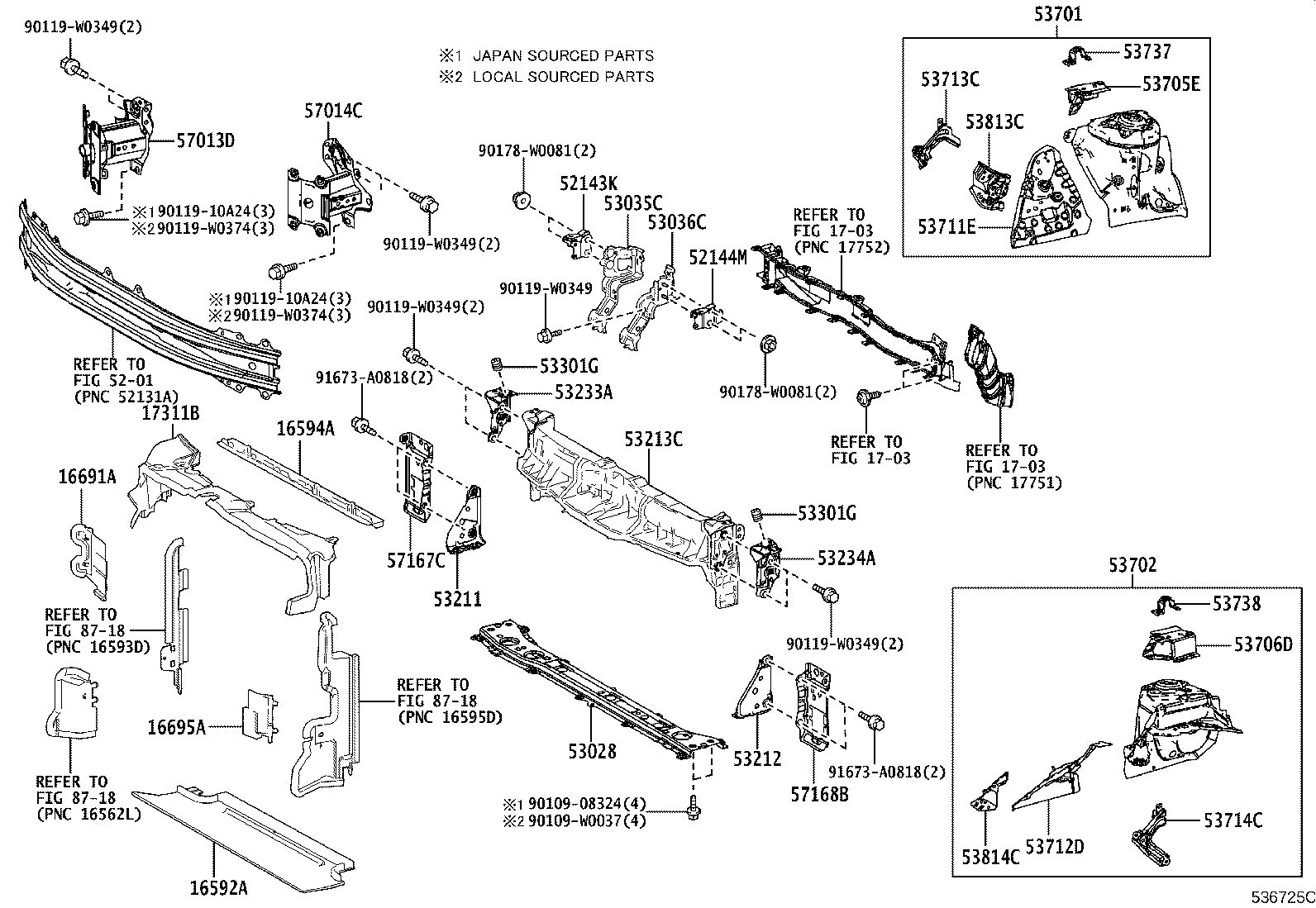 57013-K0010 Toyota Reference Part product image