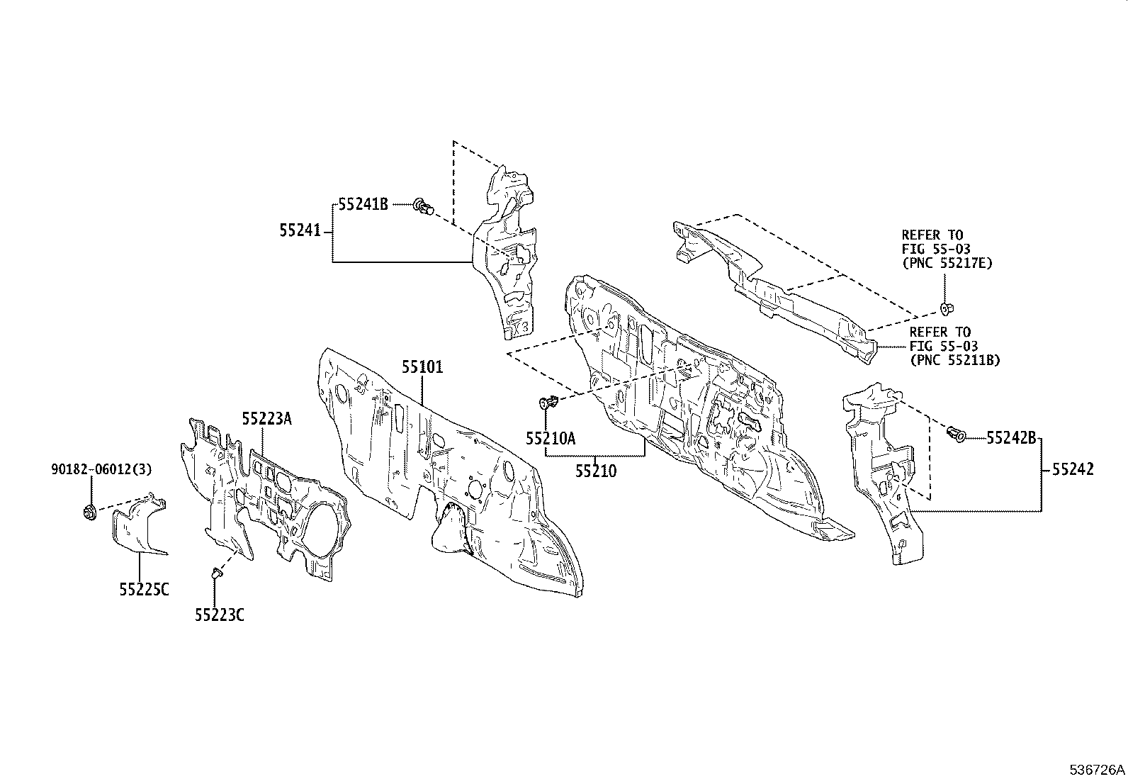 57013-K0010 Toyota Reference Part product image