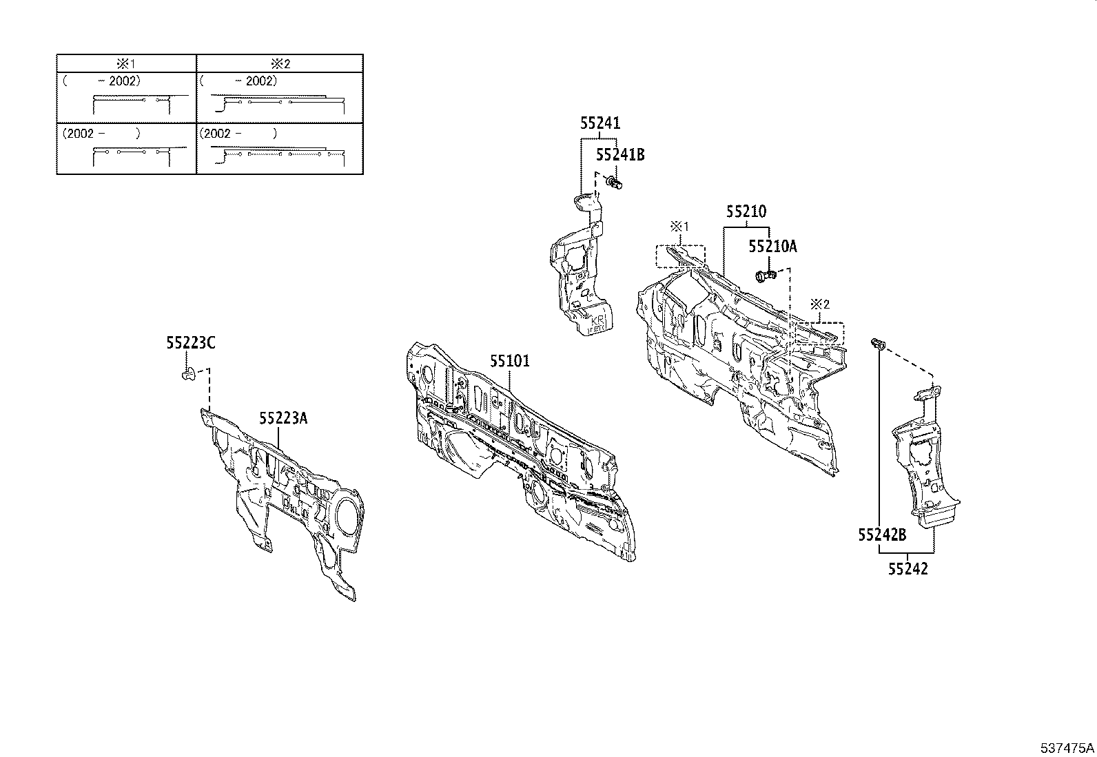 53019-06020 SHUTTER SUB-ASSY, RADIATOR product image