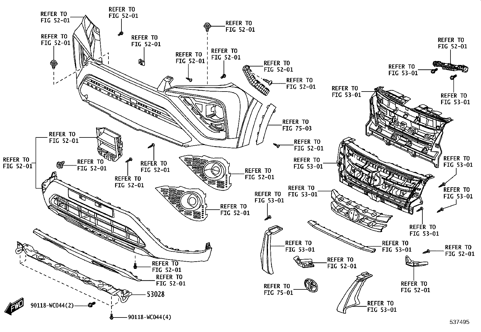 55101-WC009 PANEL SUB-ASSY, DASH product image