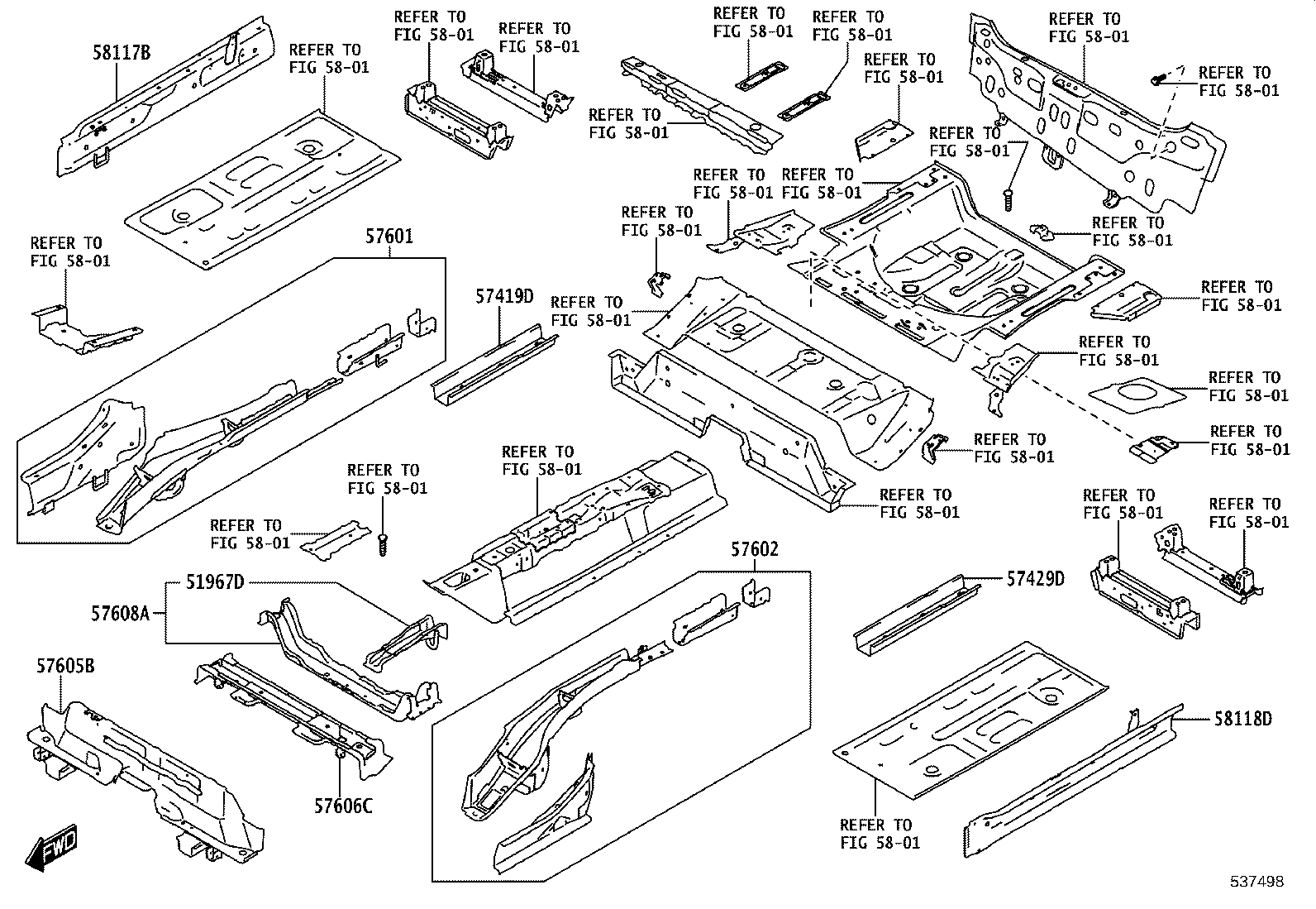 51990-WC001 HOOK SUB-ASSY,REAR product image