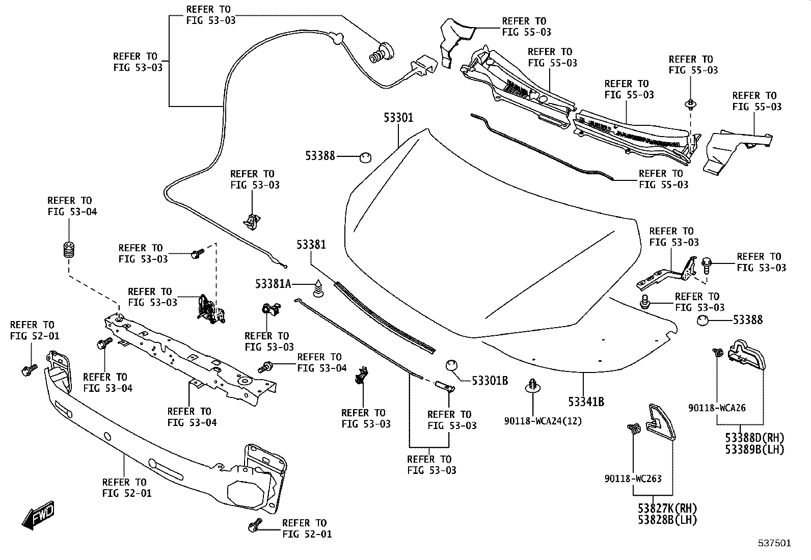 53812-WC005 PANEL, FRONT FENDER, LH product image