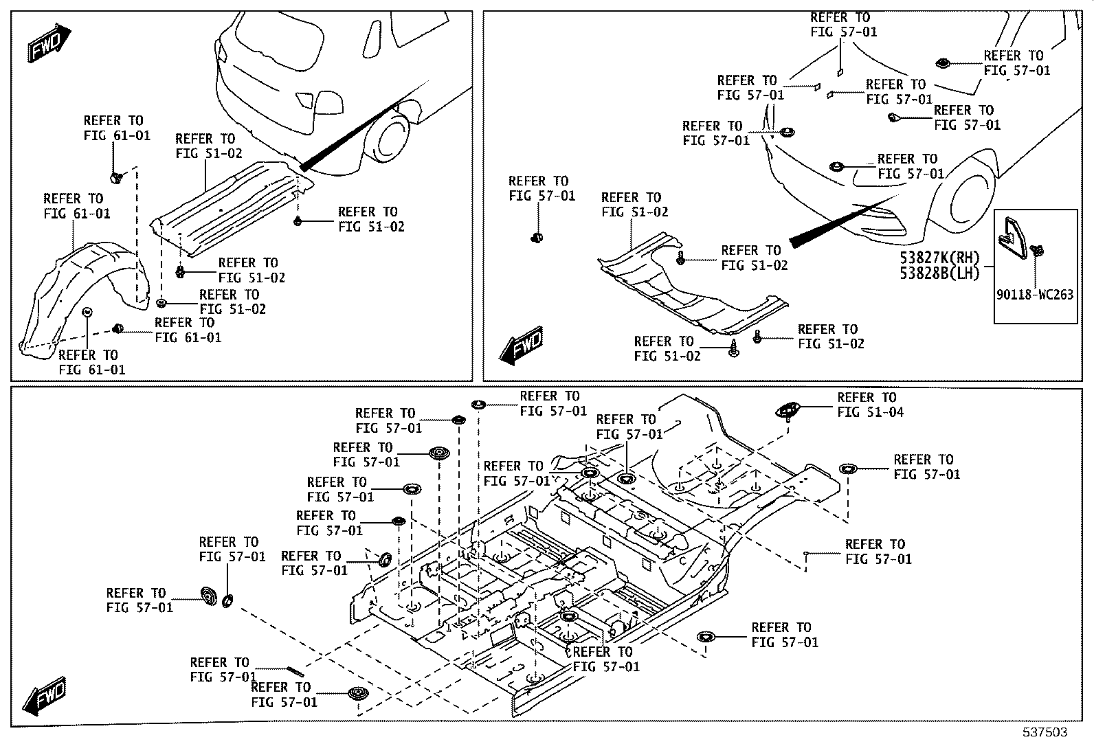 53812-WC005 PANEL, FRONT FENDER, LH product image