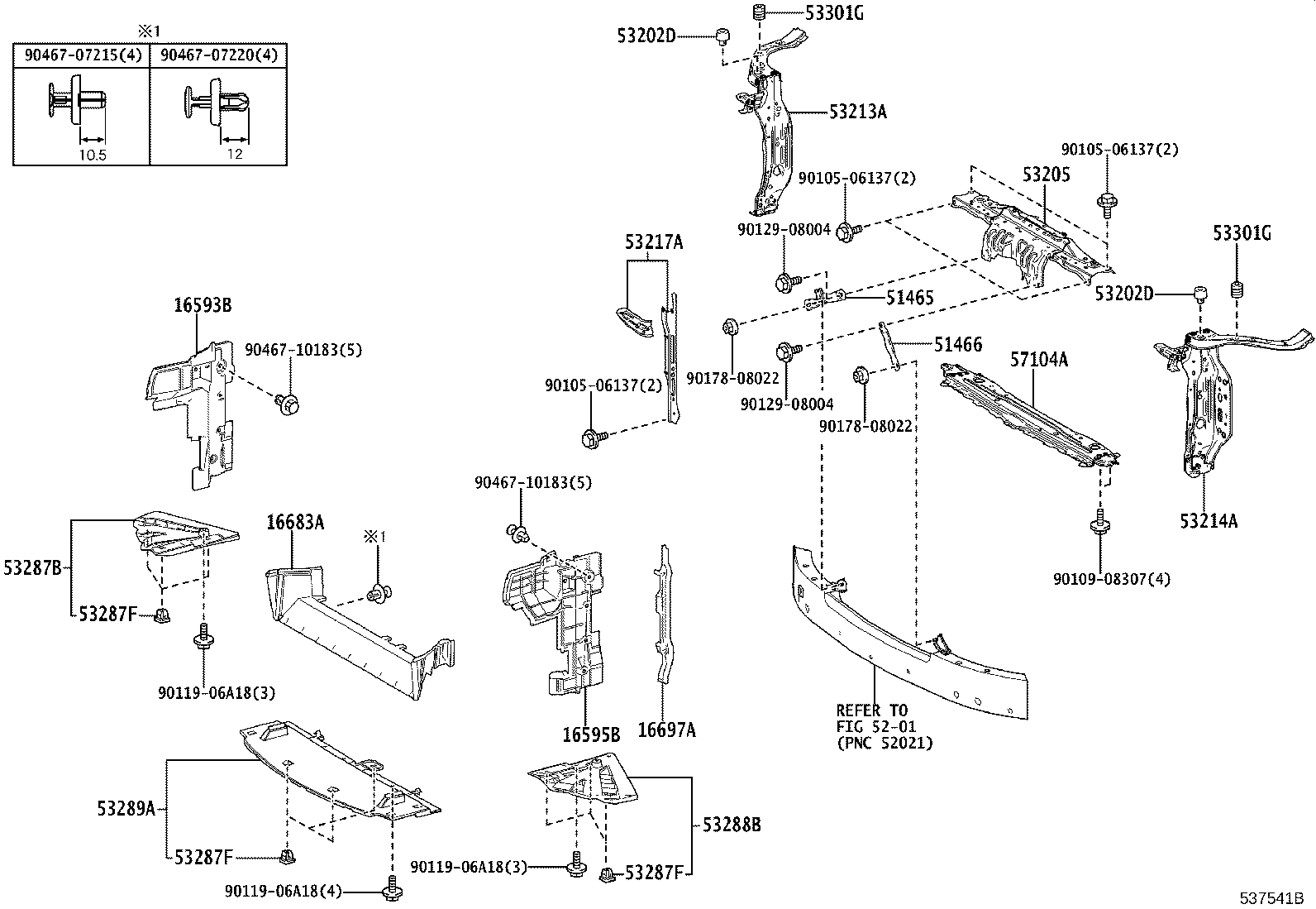53728-62010 BRACKET, FENDER APRON, RH product image