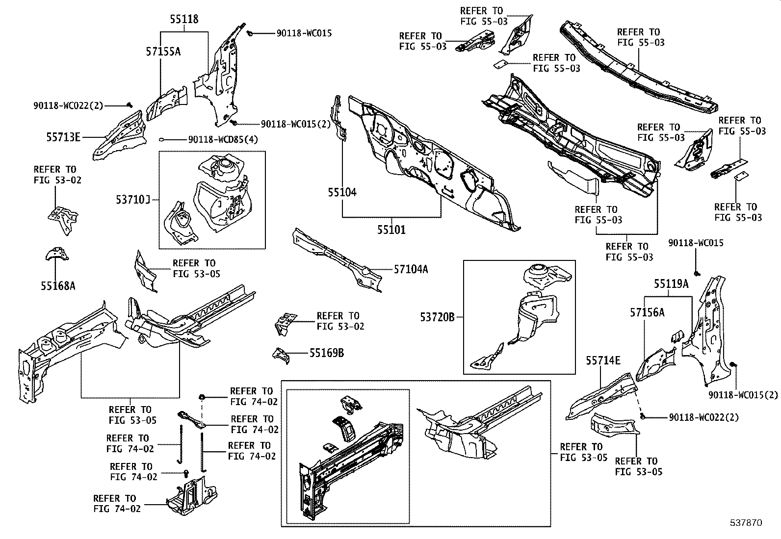 16691-WC002 PLATE, RADIATOR SIDE AIR GUIDE, FRONT LH product image