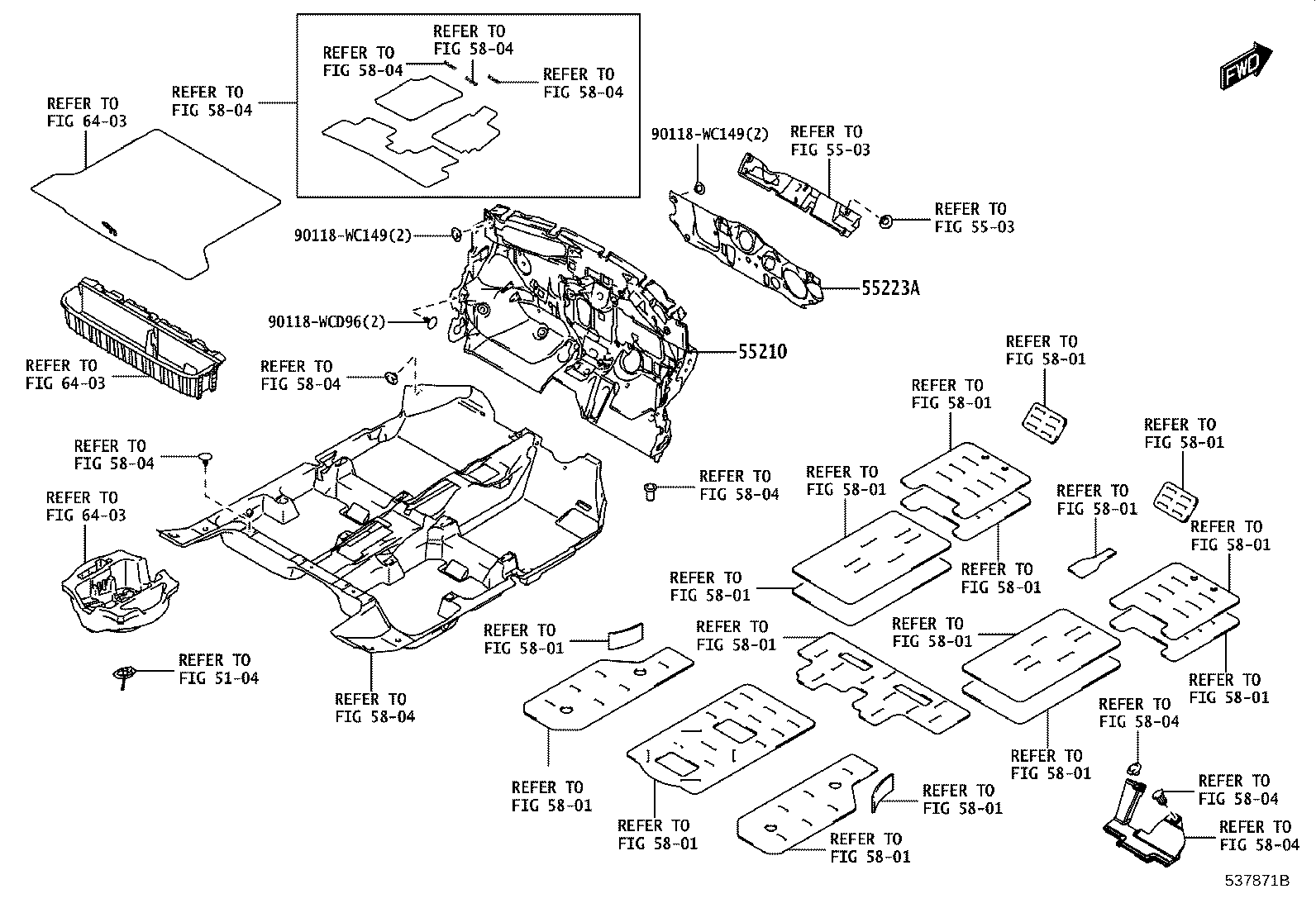 16691-WC002 PLATE, RADIATOR SIDE AIR GUIDE, FRONT LH product image