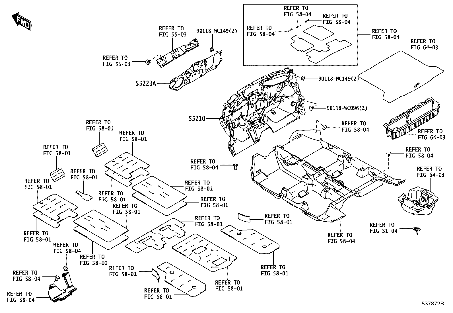 16691-WC002 PLATE, RADIATOR SIDE AIR GUIDE, FRONT LH product image