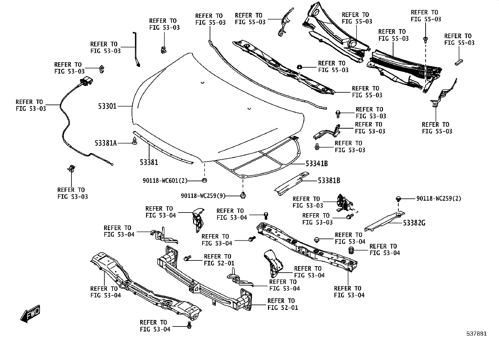 53811-WC006 PANEL, FRONT FENDER, RH product image