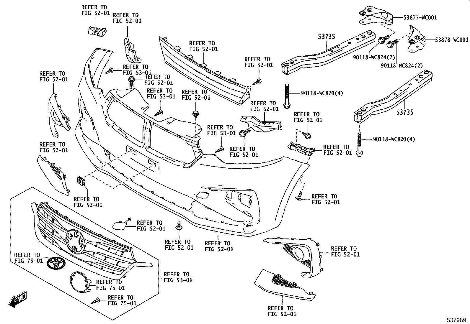 55101-WC016 PANEL SUB-ASSY, DASH product image