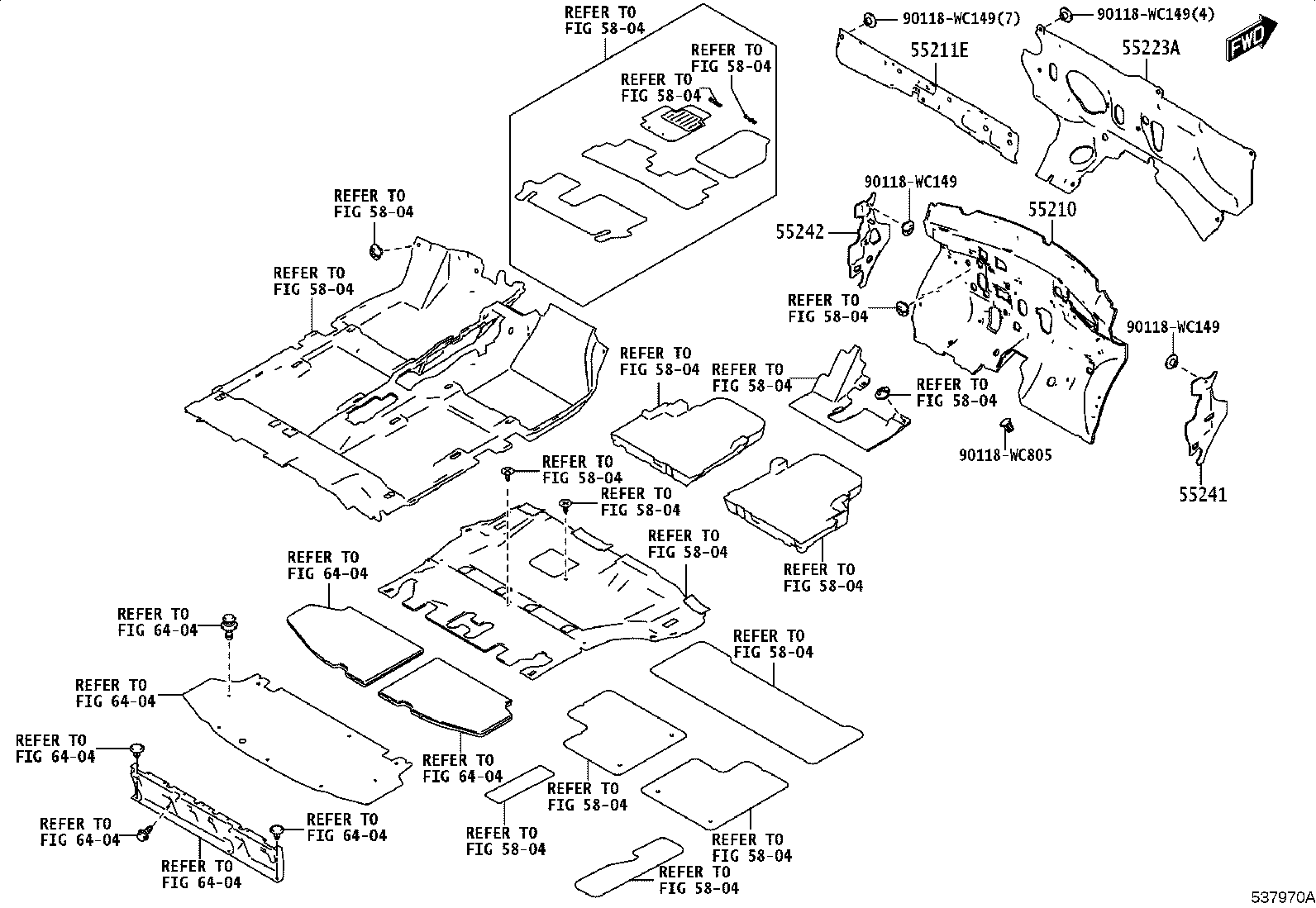 55101-WC016 PANEL SUB-ASSY, DASH product image