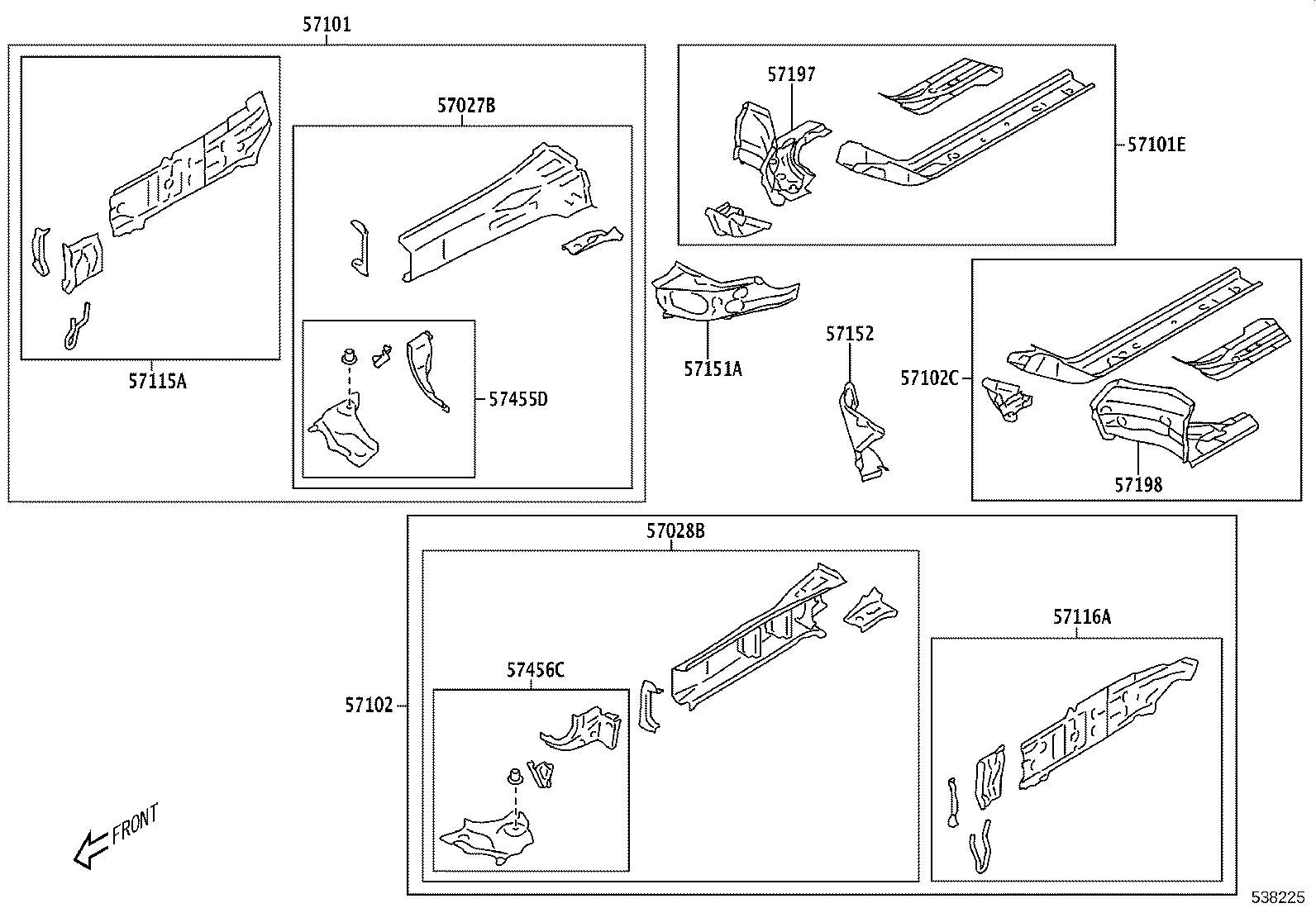 SU003-09120 MEMBER SUB-ASSY, FRONT SIDE, LH product image