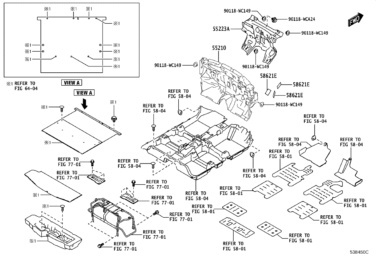 53411-WC002 BRACKET, FENDER APRON, RH product image