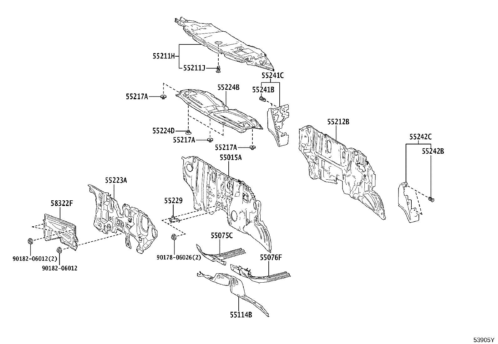 16593-V2020 GUIDE, RADIATOR AIR, NO.1 RH product image