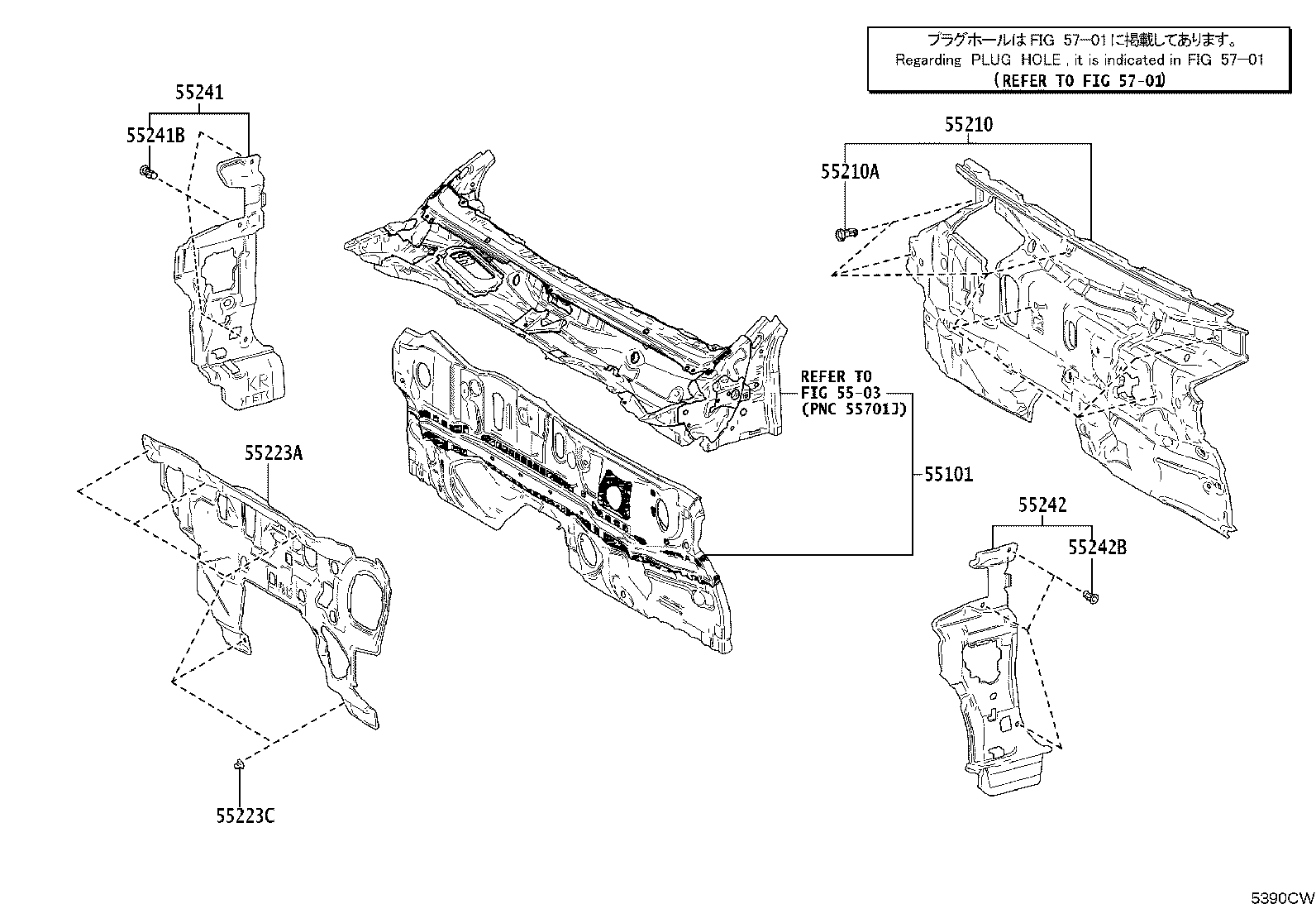16594-F0030 GUIDE, RADIATOR AIR, NO.2 product image