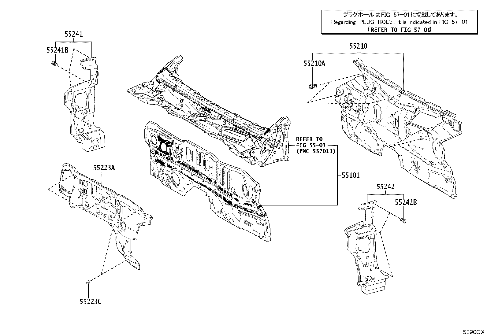 16594-F0030 GUIDE, RADIATOR AIR, NO.2 product image